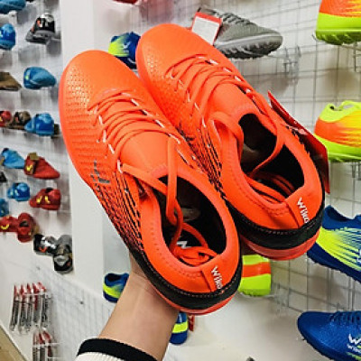 Giày thể thao bóng đá phủi cao cổ Cam 2022