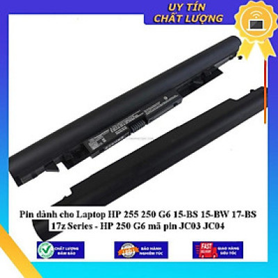 Pin dùng cho Laptop HP 255 250 G6 15-BS 15-BW 17-BS 17z Series - HP 250 G6 mã pin JC03 JC04 - Hàng Nhập Khẩu  MIBAT591