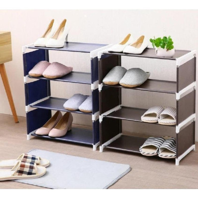 Kệ Để Giày Dép Lắp Ráp Inox 4 Tầng Nhiều Hình