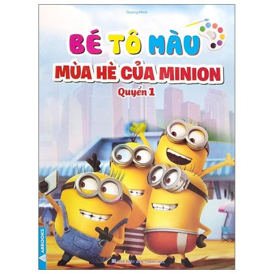 Sách - Bé Tô Màu - Chủ Đề Minion - Bộ 4 Cuốn