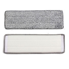 Combo 2 Bông Lau Nhà Thay Thế Cho Bộ Lau Nhà Tự Vắt 2 Ngăn Kích Thước 32 x12cm
