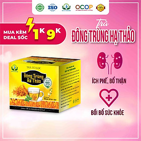 Trà Đông Trùng Hạ Thảo hộp 30 Túi Lọc x 3Gram của Siêu Thị Thiên Nhiên