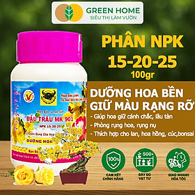 Phân Bón Lá Đầu Trâu MK 501-701-901, GreenHome,Chai 100GR,Đặc Biệt Dành Cho Hoa Lan Và Cây Cảnh