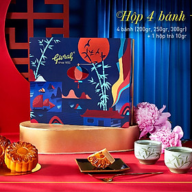 Hộp 4 Bánh Trung Thu Givral Sum Vầy 2(200gr)