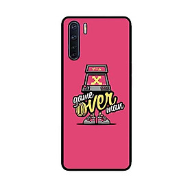 Ốp Lưng in cho Oppo A91 Mẫu Game Over - Hàng Chính Hãng