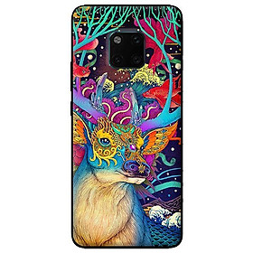Ốp in cho Huawei Mate 20 Pro Hươu Và Cá Rồng - Hàng chính hãng