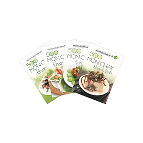 Combo 4 Cuốn: 500 Món Chay Thanh Tịnh (Tập 11-Tập 14) (VT)