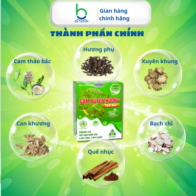Bột Pha Nước Tắm Cảm Xuyên Hương Hỗ Trợ Phòng Ngừa Cảm Cúm, Cảm Lạnh 100g