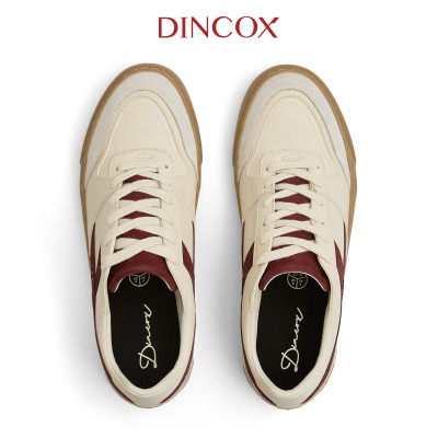 New Arrivals | Giày Da Sneaker Nam Nữ  DC39 BERRY SODA DINCOX Shoes Đế Bằng - Microfiber Leather