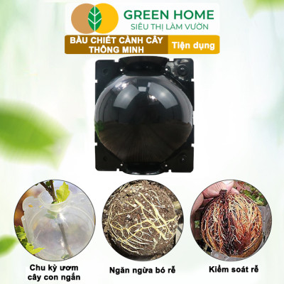 Bầu Chiết Cành Greenhome, Dụng Cụ Làm Vườn, Tăng Khả Năng Ra Rễ, Chống Úng Cành Chiết, Độ Bền Đến 2 Năm, Dễ Sử Dụng
