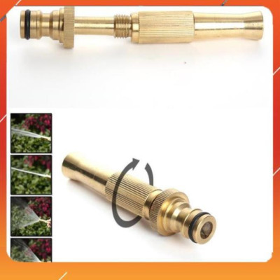 ️Evoucher Bộ dây vòi xịt nước rửa xe, tưới cây , tăng áp 3 lần, loại 3m, 5m 206587 cút sập,nối nhựa vàng+  đai