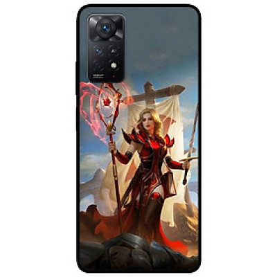 Ốp lưng dành cho Xiaomi Redmi Note 11 Pro 5G - Cô Gái Trượng Đỏ