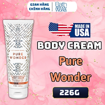 Body Mist Bath And Body Works Nam Nữ Chính Hãng Pure Wonder, Xịt Thơm Body Toàn Thân Hương Nước Hoa 236ml
