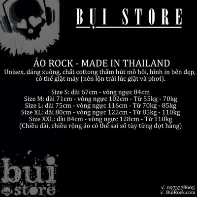 Áo Rock: áo phông Red Hot Chili Peppers ROX MSD 07 in tràn