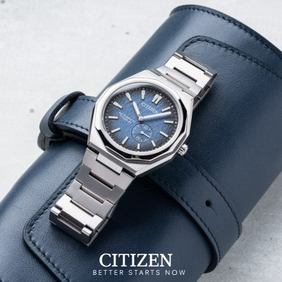 Đồng Hồ Nam Citizen Zenshin Automatic Dây Titanium NK5020-58M - Mặt Xanh (Sapphire)