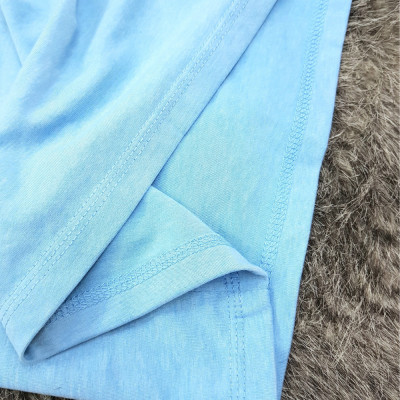 Áo thun nam nữ 80% Cotton Blue11
