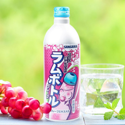 Nước Soda Sangaria chai nhôm 500gr - Nhiều vị