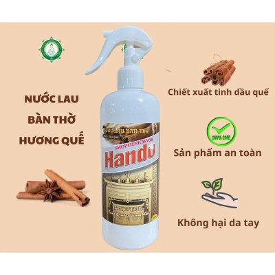 [Tết 2025] Nước lau bàn thờ án gian Hando 500ml hương quế