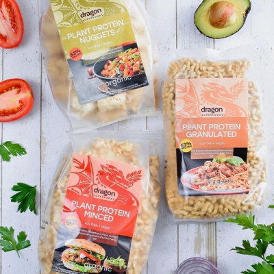 Thịt thuần chay dạng vụn từ đậu thực vật hữu cơ Dragon Superfoods