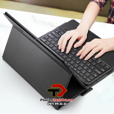 Bao da kèm bàn phím cho SamSung Galaxy Tab S7 FE chính hãng Dux Ducis có bàn di chuột TrackPad - Hàng chính hãng