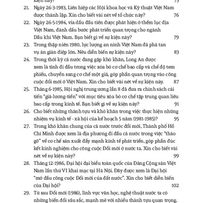 Hỏi Đáp Lịch Sử Việt Nam, Tập 10: Việt Nam - Hành Trình Xây Dựng Và Phát Triển (Từ 1975 Đến Nay)