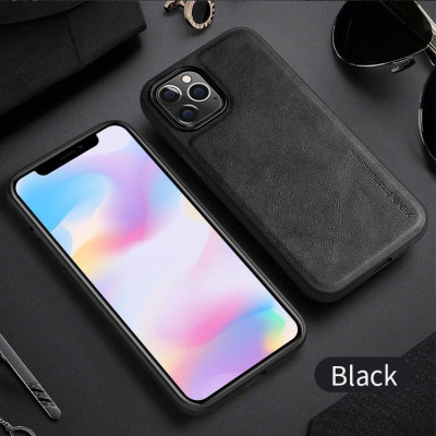 ỐP LƯNG DA dành cho iPhone 15 Pro Max , 15 Pro , 15 Plus , 15 ốp viền dẻo hiệu X-level - Hàng chính hãng