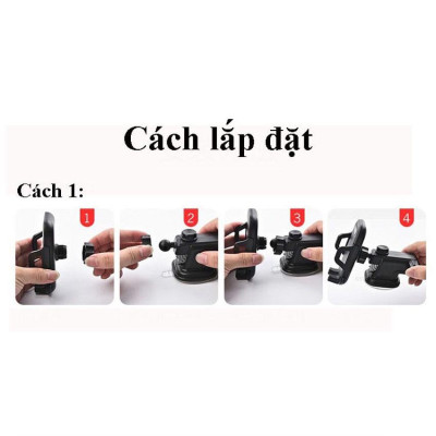 Giá đỡ điện thoại hình chữ nhật dán bàn, taplo ô tô - Giá đỡ điện thoại xe hơi cốc hút chân không siêu chắc gắn kính xe