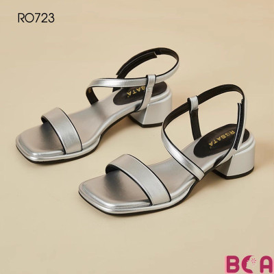 [CÔNG SỞ]  Giày Sandal Công Sở Nữ Hở Mũi Cao 5p RO723 ROSATA tại BCASHOP Thiết Kế Quai Sau Chéo Độc Đáo
