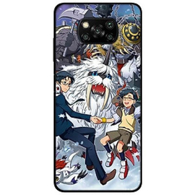 Ốp lưng dành cho Xiaomi Poco X3 mẫu Hai Cậu Bé Và Pet