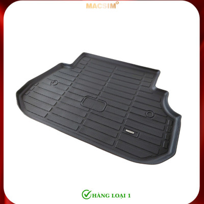 Thảm lót cốp xe ô tô Ford Everest 2008-2015 nhãn hiệu Macsim chất liệu TPE cao cấp màu đen