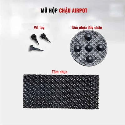 Chậu Cây Air Pot Làm Từ Nhựa HDPE Và Không Dễ Bị Vỡ, Dễ Sử Dụng, Tái Sử Dụng Đơn Giản, Thân Thiện Với Môi Trường SGE