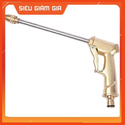 Bộ dây vòi xịt nước rửa xe, tưới cây . tăng áp 3 lần, loại 7m, 10m 206701-3 đầu đồng, cút đồng