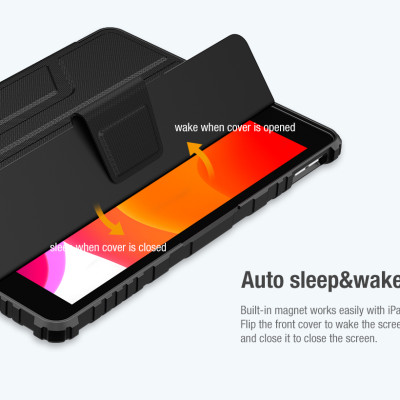 Bao da cao cấp cho iPad 10.2 inch 2019/2020 hàng chính hãng Nillkin Bumper Leather có nắp bảo vệ camera