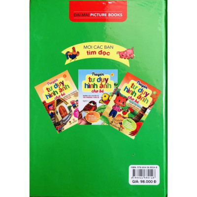 Sách - Truyện Tư Duy Hình Ảnh Cho Bé - Những Câu Chuyện Về Sự Kiên Trì, Chăm Chỉ Cẩn Thận - MCBooks