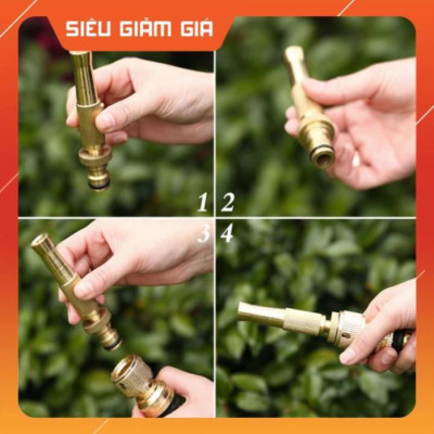 Bộ dây vòi xịt nước rửa xe, tưới cây . tăng áp 3 lần, loại 7m, 10m 206587 cút sập, nối đen