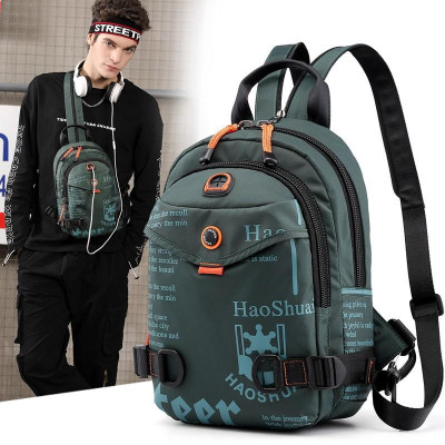 Balo nam chống nước cao cấp - Túi đeo chéo đa năng tiện lợi Haoshuai Bag phong cách trẻ trung, năng động DRU - Hàng Chính Hãng