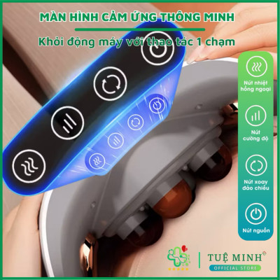 Đai Massage Bụng Hỗ Trợ tan Mỡ Bụng, Xoa Bóp Cùng Lúc Làm Nóng, Mát Xa Cổ Vai Lưng Đùi Megou TY-308 BH 1 Năm