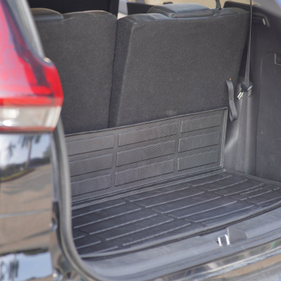 Thảm lót cốp xe ô Mitsubishi Xpander 2019-2024 nhãn hiệu Macsim chất liệu TPE cao cấp màu đen