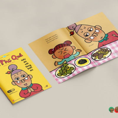 Ehon - Phát triển tư duy - Bà Phí Quá - Hãy ăn với lòng biết ơn - cho bé 3-6 tuổi