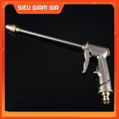 Bộ dây vòi xịt nước rửa xe,tưới cây . tăng áp 3 lần,loại 3m,5m 206701-2đầu đồng,cút đồng+ tặng móc khoá