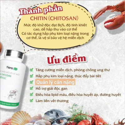 TPBVSK Viên Chitosan - Thiên Sư