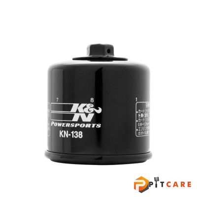 Lọc Nhớt K&N Chính Hãng KN-138 Cho Xe Moto Suzuki 