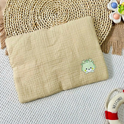 [Sơ Sinh] Gối Phẳng Xô Muslin Màu Mềm, Mỏng, Thoáng Khí Cho Bé - GỐI MỎNG PHÙ HỢP CHO BÉ MỚI SINH
