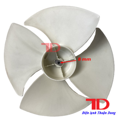 Cánh quạt 4 cánh xuôi chiều ốc ngang HL 304 dùng cho dàn nóng điều hòa