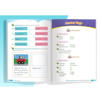 Sách - English Fighting Good And Great - Em Học Tốt Tiếng Anh Theo Chủ Đề Lớp 1 - Megabook