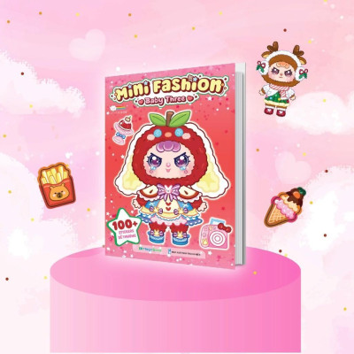 Sách Mini Fashion - Bóc Dán Hơn 500+ Stickers Váy, Phụ Kiện Xinh Đẹp Cho Bé Gái - Combo 5 Cuốn - Megabook