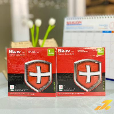 Phần mềm diệt virus BKAV Pro AI - Bộ 5 thẻ: sử dụng cho 5 PCs/1 năm - Hàng chính hãng