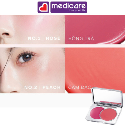 Kem Má Hồng 2 Màu M.O.I Dual Cream Blush 8g