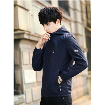 ÁO KHOÁC DÙ NAM 2 LỚP CÓ NÓN CAO CẤP -XANH ĐEN