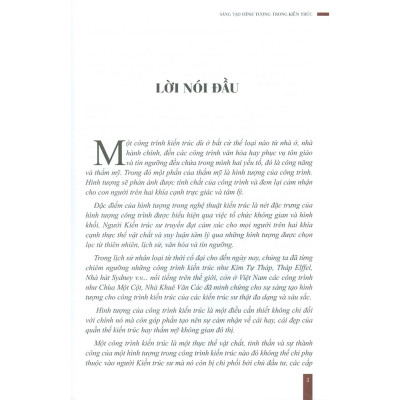 Sách - Sáng Tạo Hình Tượng Trong Kiến Trúc - NXB Xây Dựng